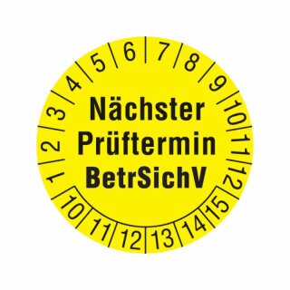 Prüfetiketten 30mm 250 Stück